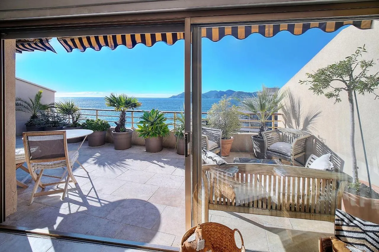 Apartment Immogroom - Panoramic Sea View - Terrace - 1 Min From The Beach - Parking Cannes France