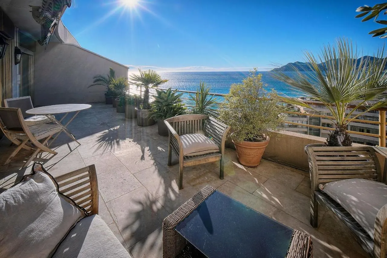 Immogroom - Panoramic Sea View - Terrace - 1 Min From The Beach - Parking Cannes 0*,